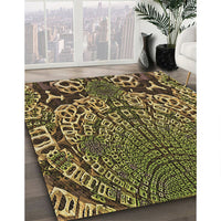 Patterned Brown Rug, pat868brn