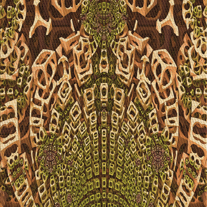 Patterned Red Rug, pat868org