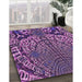 Machine Washable Transitional Orchid Purple Rug in a Family Room, wshpat868pur