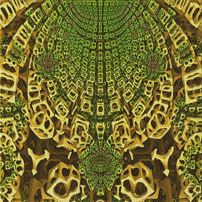 Round Machine Washable Transitional Green Rug, wshpat868yw