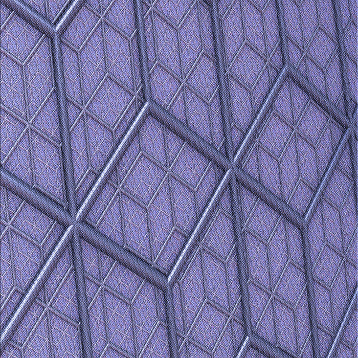 Patterned Deep Periwinkle Purple Rug, pat869blu