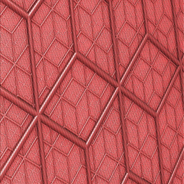 Patterned Red Rug, pat869rd