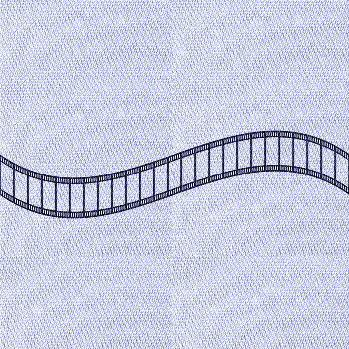 Round Machine Washable Transitional Denim Blue Rug, wshpat87blu