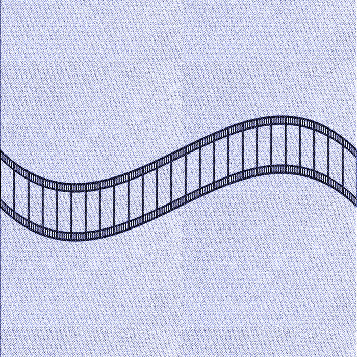 Patterned Denim Blue Rug, pat87blu