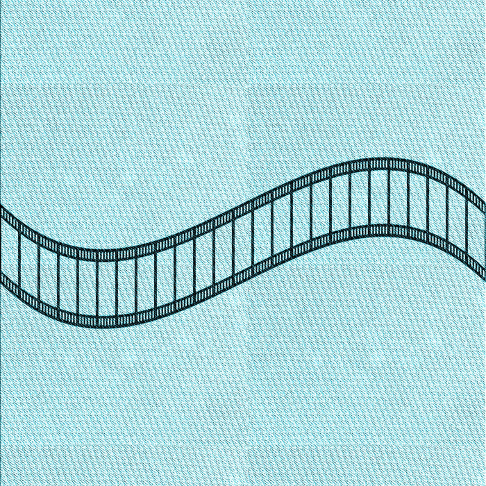 Patterned Diamond Blue Rug, pat87lblu