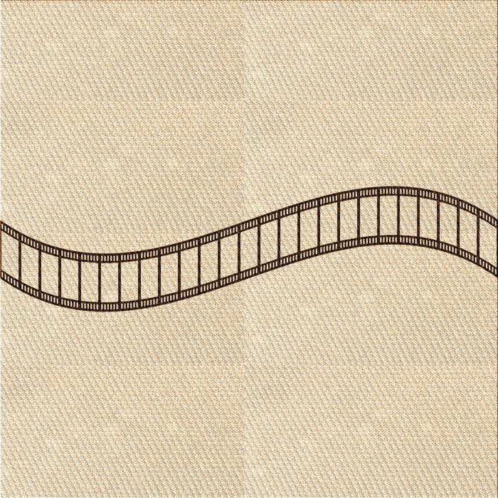 Round Patterned Moccasin Beige Rug, pat87org