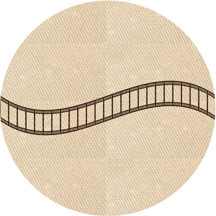 Square Machine Washable Transitional Moccasin Beige Rug in a Living Room, wshpat87org