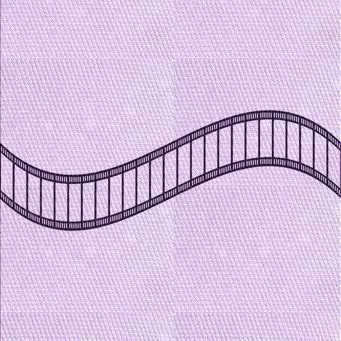 Patterned Bright Lilac Purple Rug, pat87pur