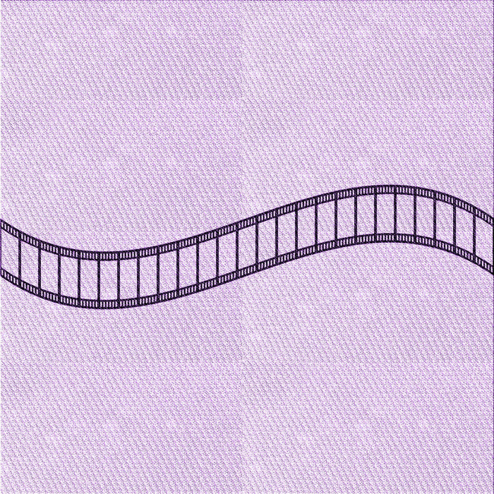 Round Machine Washable Transitional Bright Lilac Purple Rug, wshpat87pur