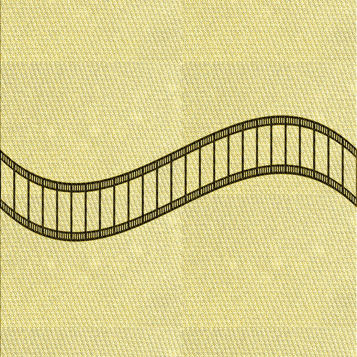 Patterned Yellow Rug, pat87yw