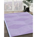 Machine Washable Transitional Purple Mimosa Purple Rug in a Family Room, wshpat870blu