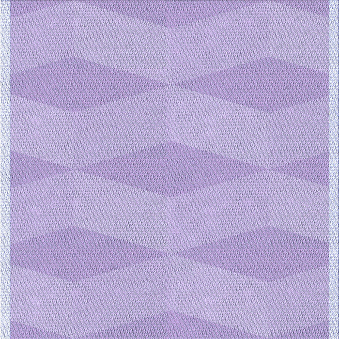 Round Patterned Purple Mimosa Purple Rug, pat870blu