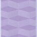 Round Patterned Purple Mimosa Purple Rug, pat870blu