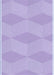 Machine Washable Transitional Purple Mimosa Purple Rug, wshpat870blu