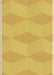 Patterned Bright Gold Yellow Rug, pat870brn