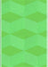 Patterned Neon Green Rug, pat870grn