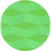 Square Patterned Neon Green Rug, pat870grn