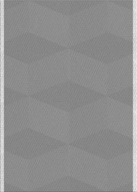 Machine Washable Transitional Silver Gray Rug, wshpat870gry