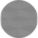 Round Machine Washable Transitional Silver Gray Rug, wshpat870gry