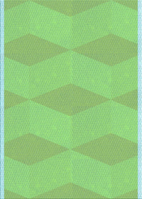 Machine Washable Transitional Jade Green Rug, wshpat870lblu