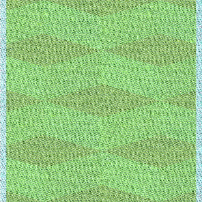 Round Patterned Jade Green Rug, pat870lblu