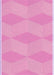 Patterned Pastel Purple Pink Rug, pat870pur