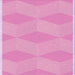 Round Machine Washable Transitional Pastel Purple Pink Rug, wshpat870pur