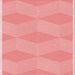 Round Machine Washable Transitional Pastel Pink Rug, wshpat870rd