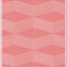 Round Patterned Pastel Pink Rug, pat870rd