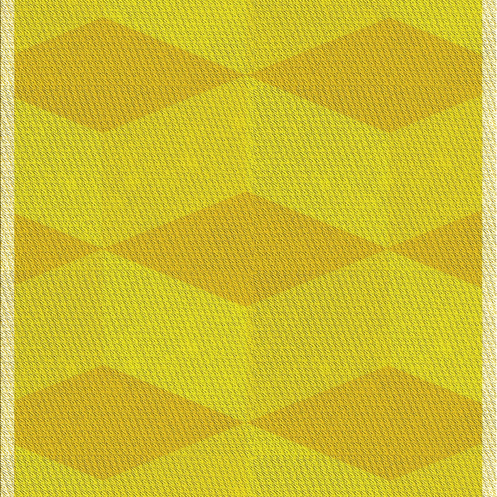 Patterned Yellow Rug, pat870yw