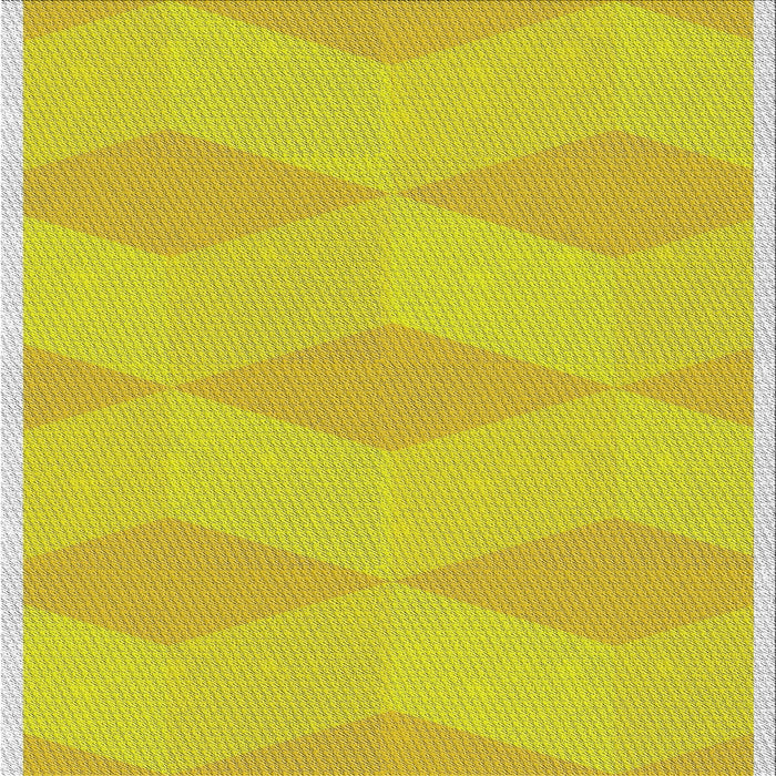 Sideview of Machine Washable Transitional Yellow Rug, wshpat870