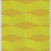 Sideview of Machine Washable Transitional Yellow Rug, wshpat870