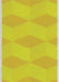 Patterned Yellow Novelty Rug, pat870