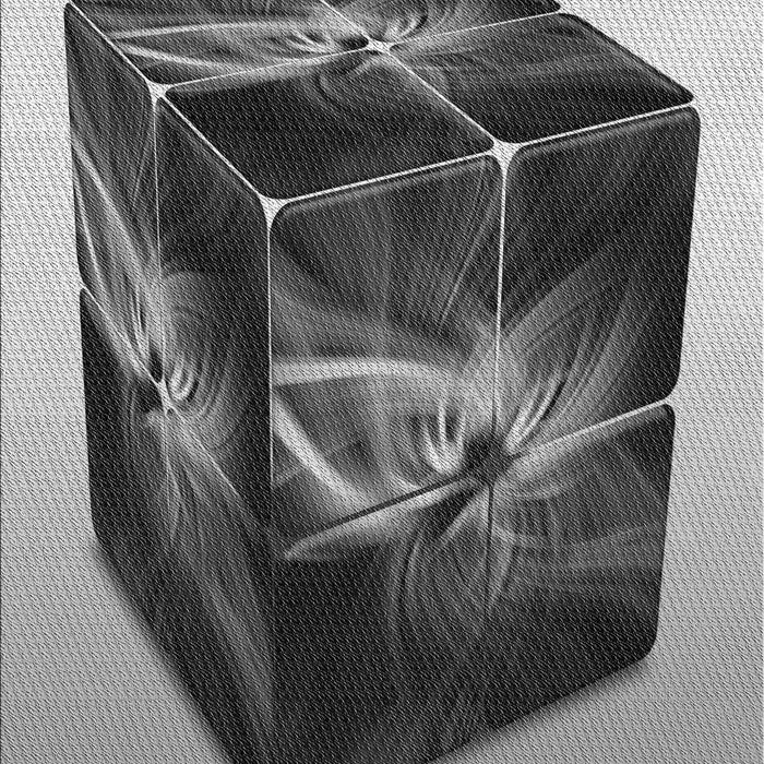 Patterned Cloud Gray Rug, pat871gry