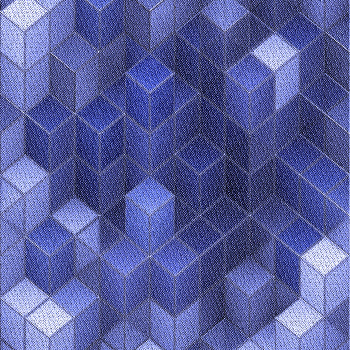 Patterned Sky Blue Rug, pat872blu