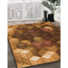 Machine Washable Transitional Red Brown Rug in a Family Room, wshpat872org