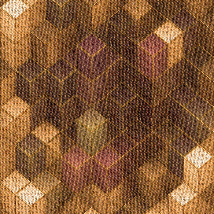 Patterned Red Brown Rug, pat872org