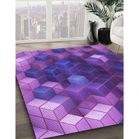 Patterned Purple Rug, pat872pur