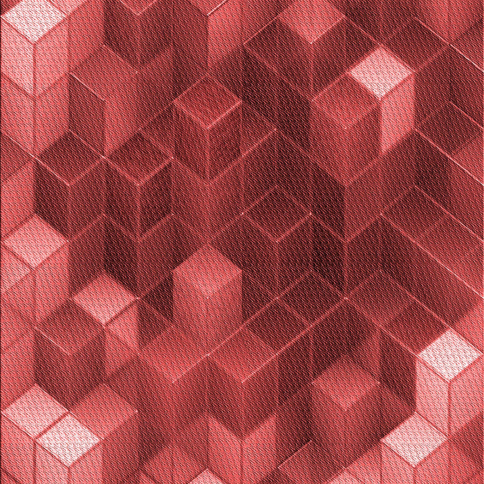 Patterned Red Rug, pat872rd