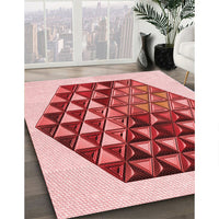 Patterned Red Rug, pat873rd