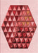 Patterned Red Rug, pat873rd