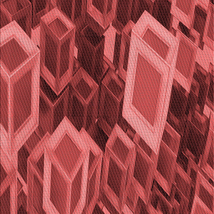 Patterned Orange Rug, pat874rd