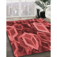 Patterned Orange Rug, pat874rd