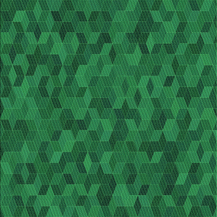 Machine Washable Transitional Deep Emerald Green Rug, wshpat875grn