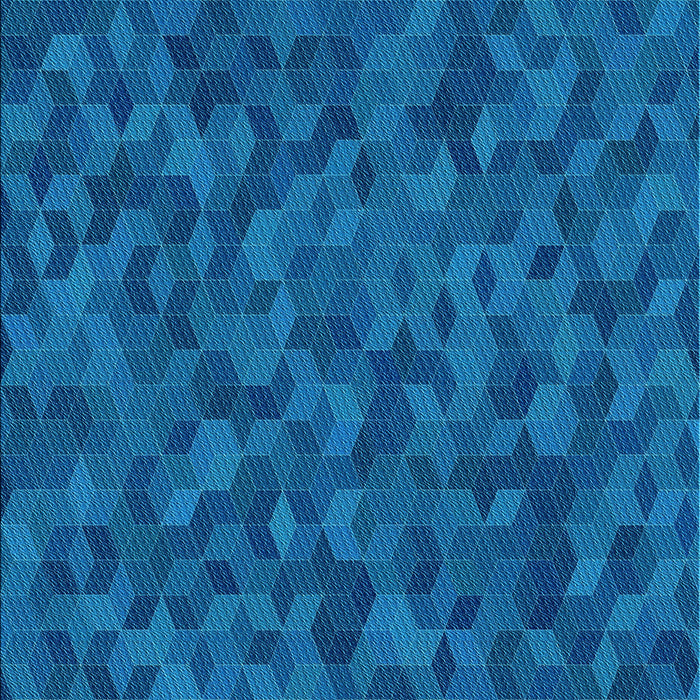 Machine Washable Transitional Blueberry Blue Rug, wshpat875lblu