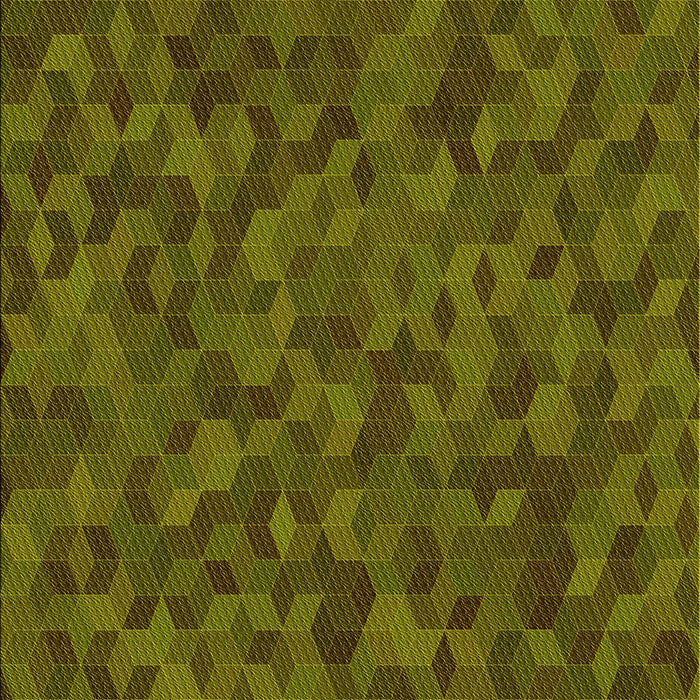 Patterned Dark Yellow Green Rug, pat875yw
