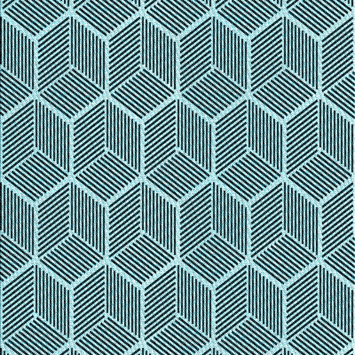 Patterned Blue Rug, pat876lblu