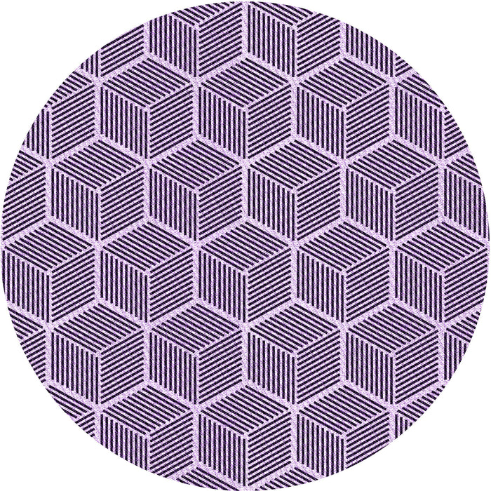 Square Patterned Purple Rug, pat876pur