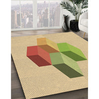 Patterned Bronze Brown Rug, pat877brn