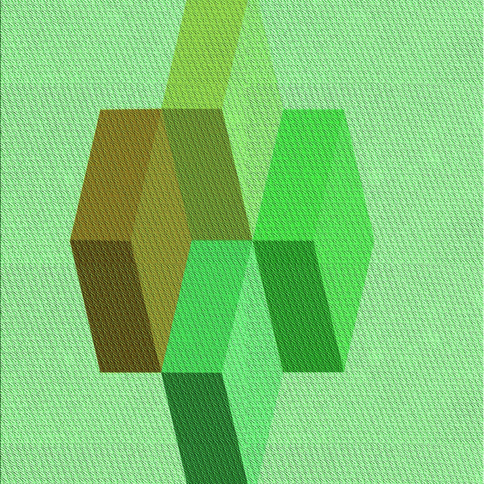 Patterned Green Rug, pat877grn